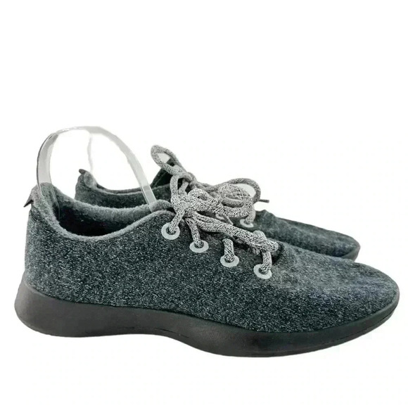 Allbirds mens lace up wool sneakers size 10 gray lightweight main image 7